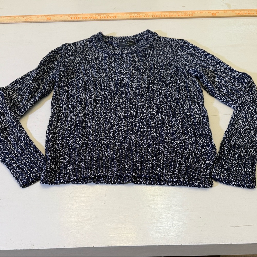 Rag & Bone Adira Marled Cable Knit Crewneck Sweater Size XS - Picture 2 of 8
